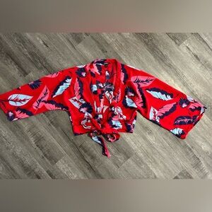 Women’s Express Cropped Top with Tie Waist S